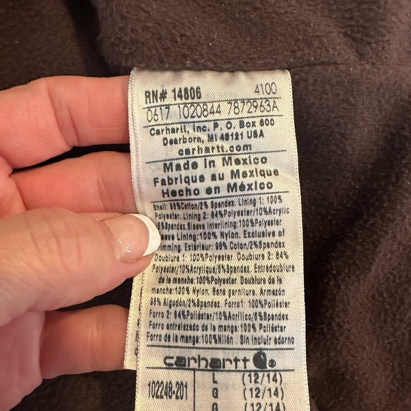 Carheart woman’s jacket large Brown - Picture 11 of 11